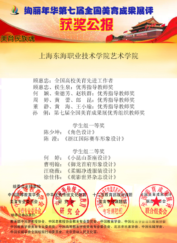 上海东海职业技术学院艺术学院  获奖公报1.jpg